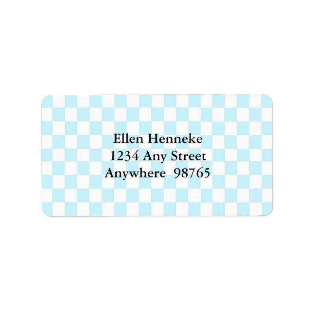 Tall Alice 1 und 2 Adressaufkleber (Vorne)