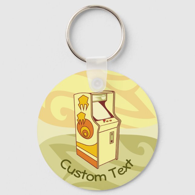 Tall Arcade Game Console Schlüsselanhänger (Vorderseite)