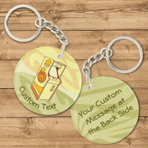 Tall Arcade Game Console Schlüsselanhänger