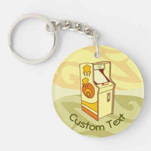 Tall Arcade Game Console Schlüsselanhänger