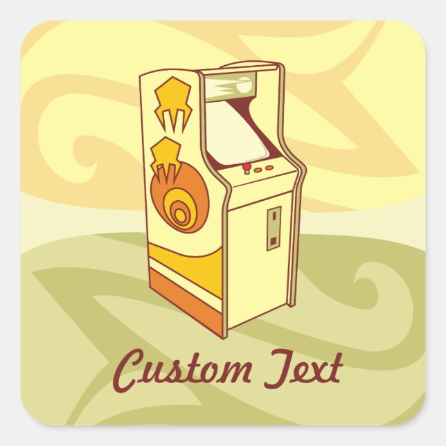 Tall Arcade-Spielkonsole Aufkleber (Vorderseite)