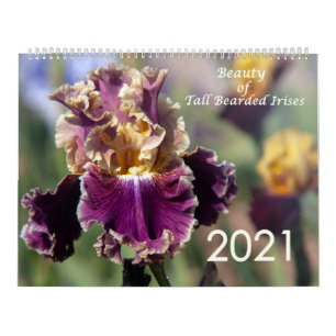 Tall Barted Irises-Kalender für 2021 Kalender