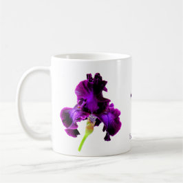 Tall Bearded Iris Coffee Tasse