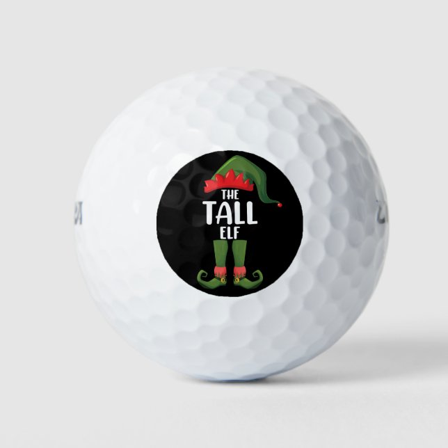 Tall Elf Matching Family Weihnachten Golfball (Vorderseite)