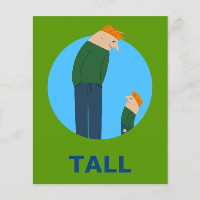 TALL Flashcard für erstes T 1 Syllable Word (Vorderseite)