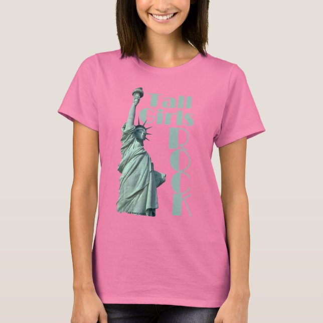 Tall Girls ROCK (Dark) T-Shirt (Vorderseite)