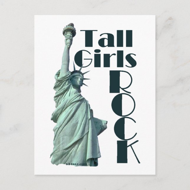 Tall Girls ROCK Postkarte (Vorderseite)