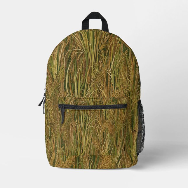 Tall Grass Ghillie Suit Camouflage Bedruckter Rucksack (Vorderseite)