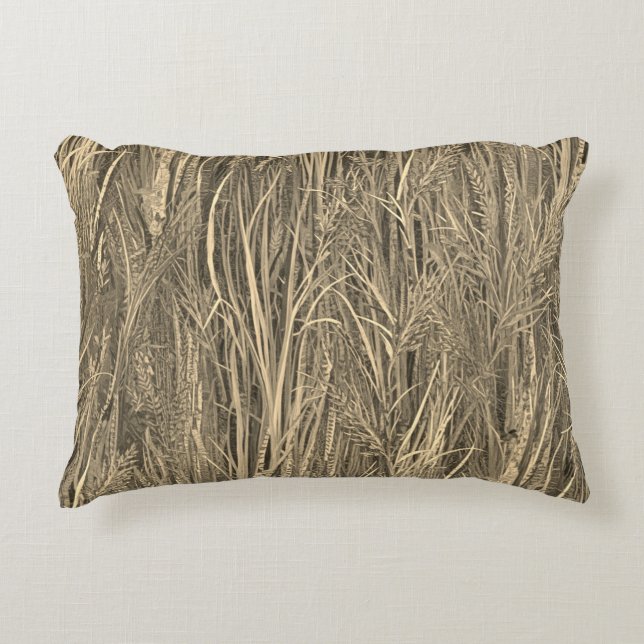 Tall Grass Ghillie Suit Camouflage Dekokissen (Vorderseite)
