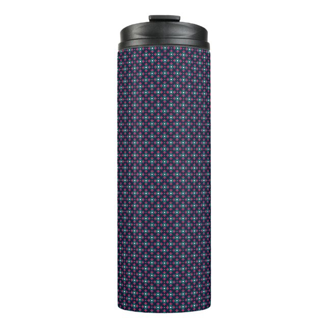 Tall insulated tumbler with a black lid thermosbecher (Vorderseite)