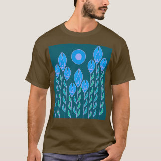Tall Irises Blue T-Shirt