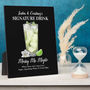 Tall Mojito ・ PERSONALISIEREN SIE DIESE Signature  Fotoplatte