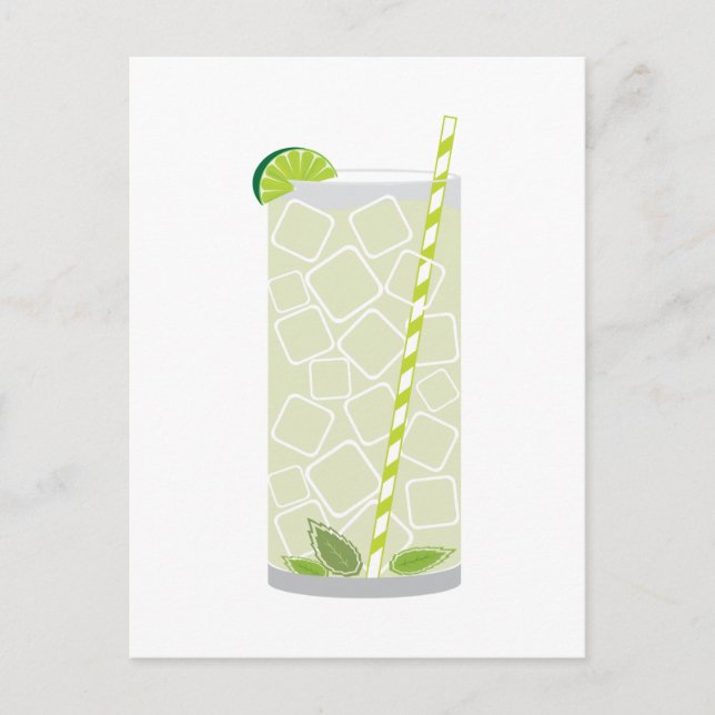 Tall Mojito Postkarte (Vorderseite)