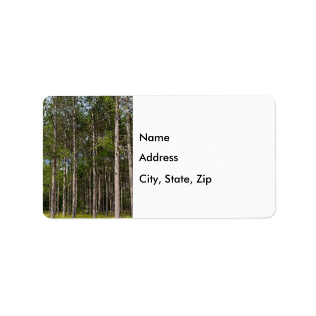 Tall Pines Adressaufkleber (Vorne)