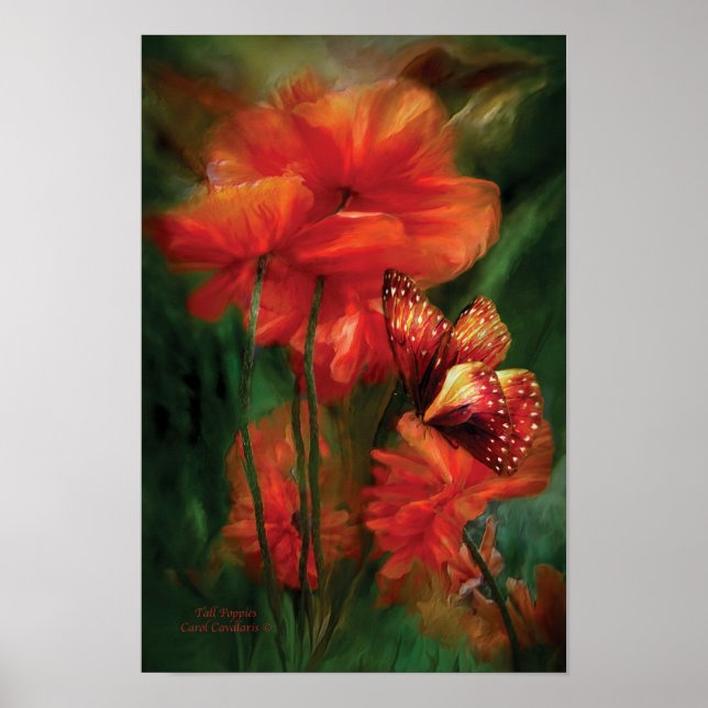 Tall Poppies Art Poster/Print Poster (Vorne)
