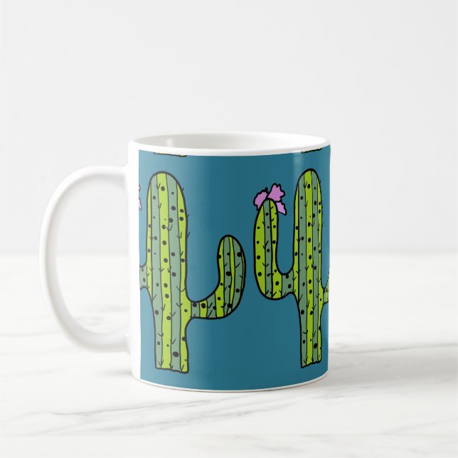 Tall & Prickly Kaktus Tasse (Links)