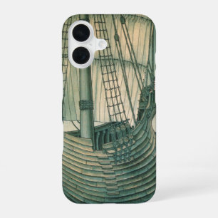 Tall Ship aus den Holy Grail-Teppichen iPhone 16 Hülle