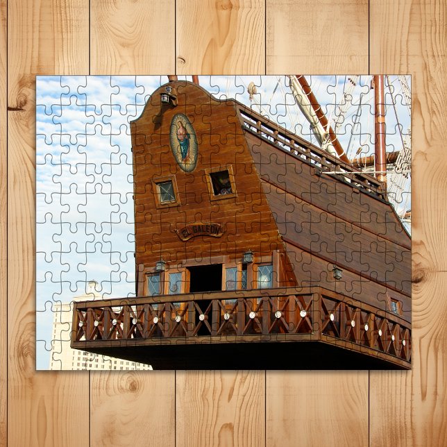 Tall Ship El Galeón Nah-up-Foto Puzzle (Von Creator hochgeladen)