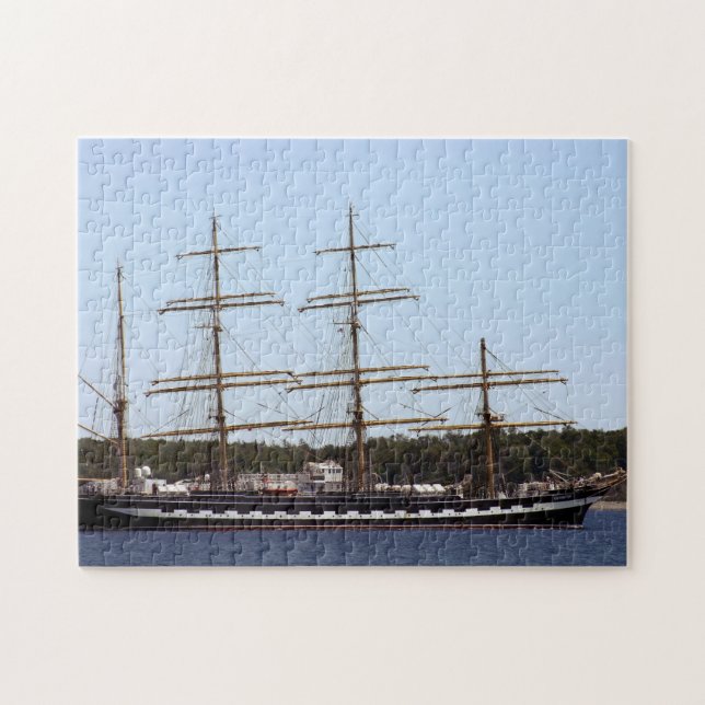 Tall Ship Kruzenshtern Foto Puzzle (Horizontal)