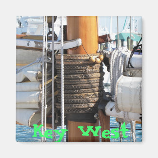 Tall Ship Nah Up Gaff Rigged Magnet