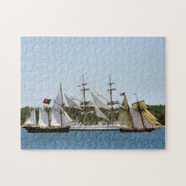 Tall Ship Parade Locarno on Ice Foto Puzzle