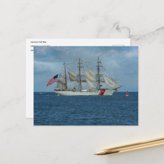 Tall Ship USCGC Eagle Postkarte