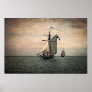 Tall Ships Festival, Digital Bearbeitet Poster