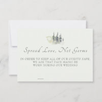 Tall Timer Watercolor Evergreen Safety Card