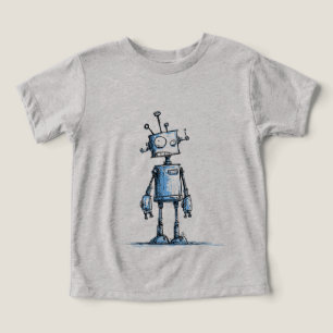 Tall Wacky Robot Kids T - Shirt — HandGezeichnet B