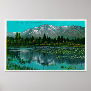 Tallac und Lake Tahoe, Kalifornien Poster