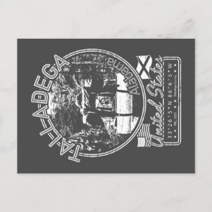 TALLADEGA ALABAMA - TALLADEGA NATIONALER WALD POSTKARTE