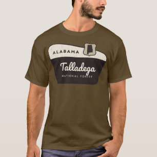 Talladega National Forest Alabama Begrüßungszeiche T-Shirt