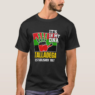 Talladega, TC, Rot, Schwarz und Grün HBCU T-Shirt