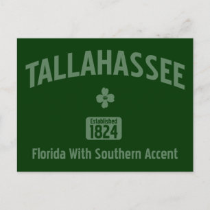 TALLAHASSEE: 1824 POSTKARTE