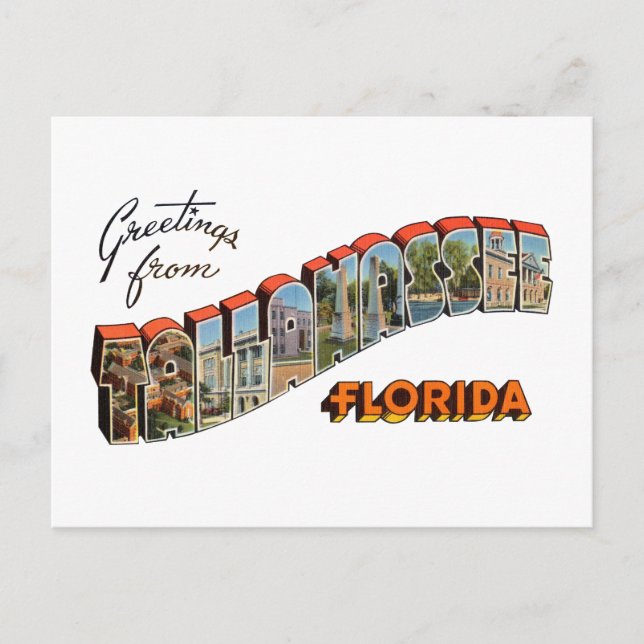 Tallahassee FL Postkarte (Vorderseite)