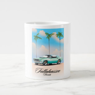 Tallahassee Florida Reiseplakat. Jumbo-Tasse