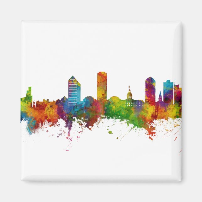 Tallahassee Florida Skyline Magnet (Vorne)