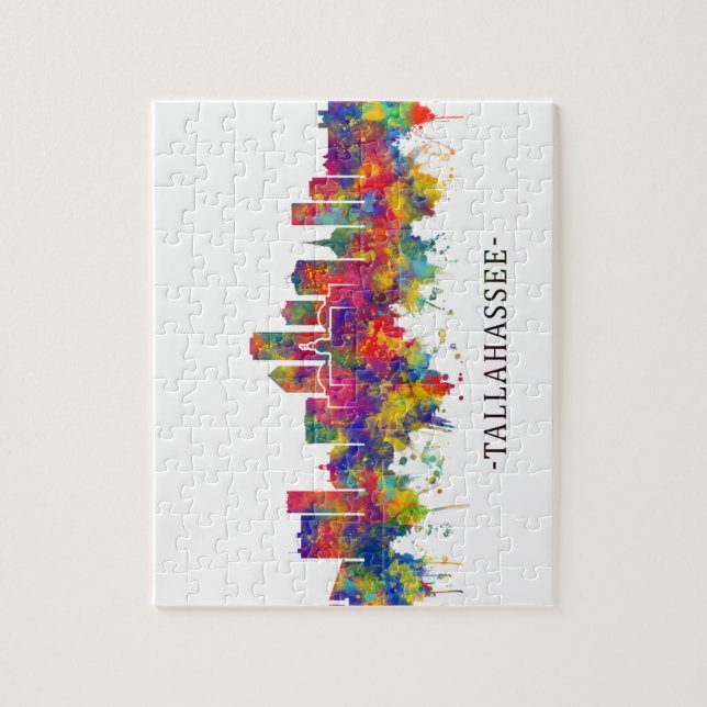 Tallahassee USA Skyline Puzzle (Vertikal)