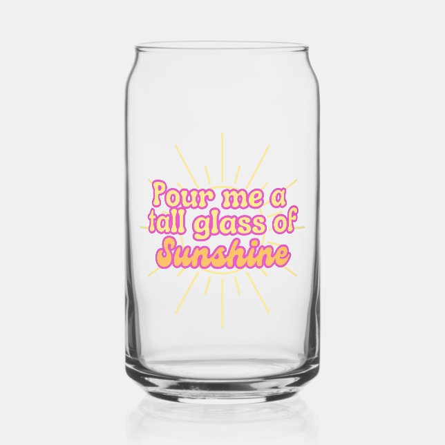 Tallglas Sunshine Dosenglas (Vorderseite)