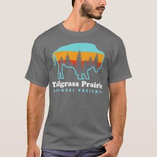 Tallgrass Prairie National Preserve Bison Kansas T-Shirt
