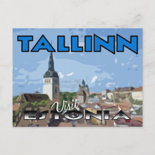 Tallin, Besuch Estlands Postkarte