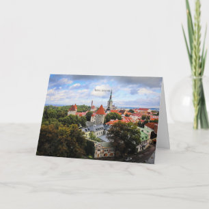 Tallin, Historisches Zentrum Estlands Karte