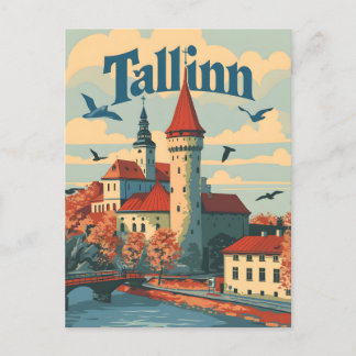 Tallin Vintag Postkarte