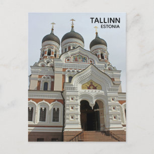 Tallinn Alexander-Newski-Kathedrale Postkarte! Postkarte