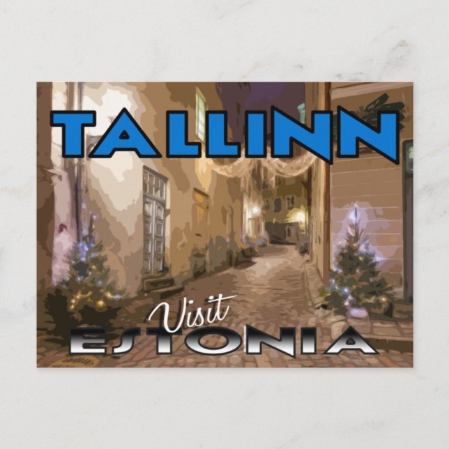 Tallinn, Besuch Estland Postkarte (Vorderseite)