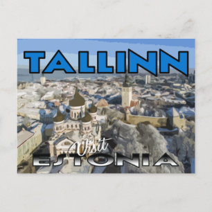 Tallinn, Besuch Estland Postkarte