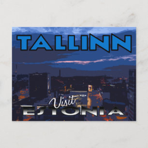 Tallinn, Besuch Estlands Postkarte