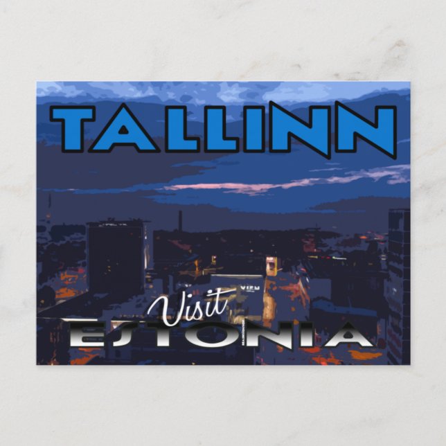 Tallinn, Besuch Estlands Postkarte (Vorderseite)