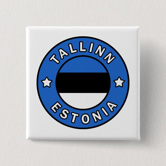Tallinn Estland Button (Vorderseite)