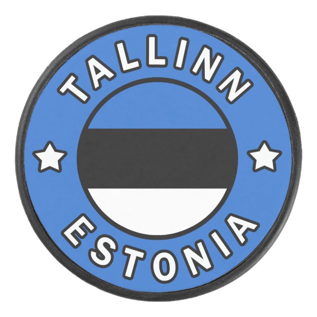 Tallinn Estland Eishockey Puck (Vorderseite)